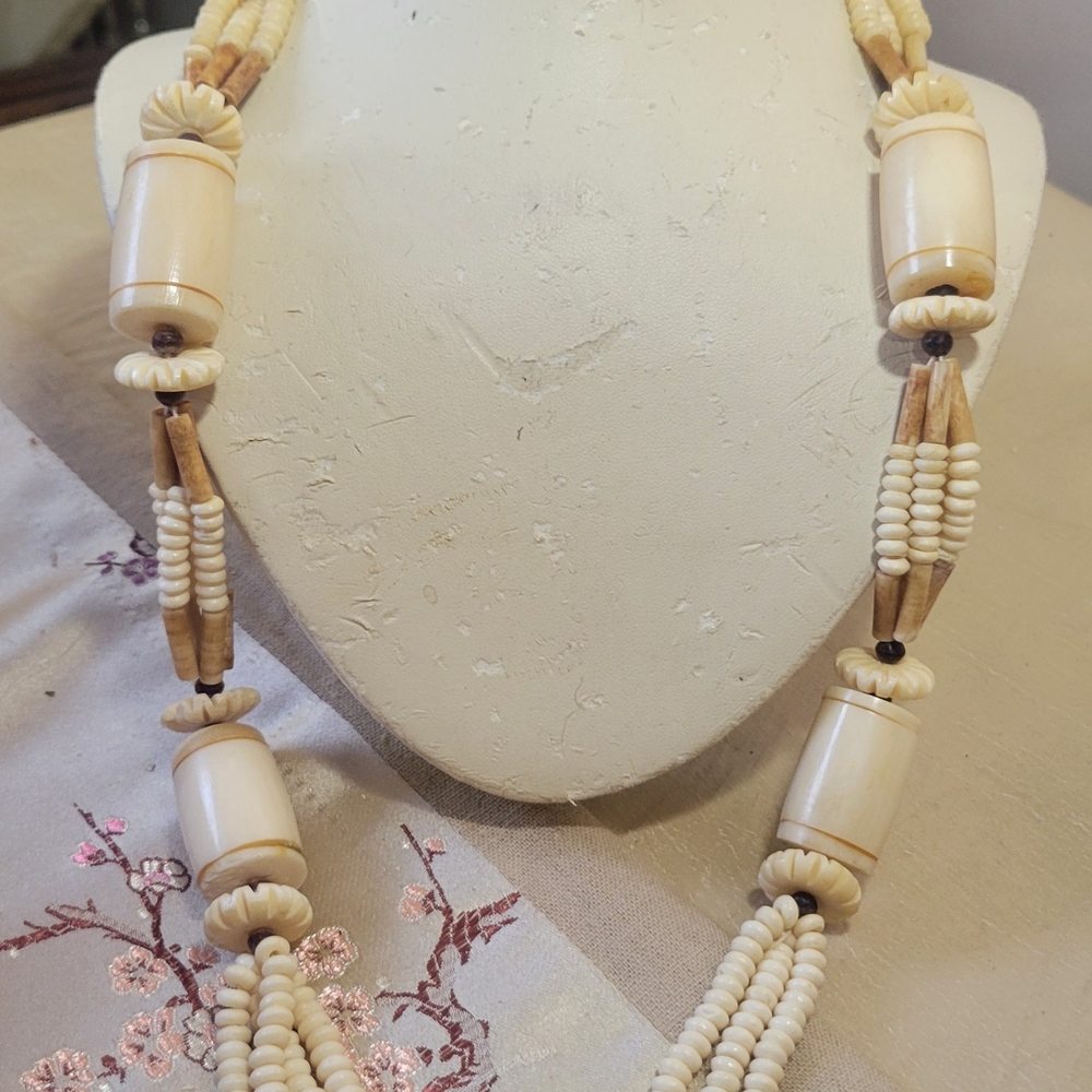 Carved Bovine Necklace